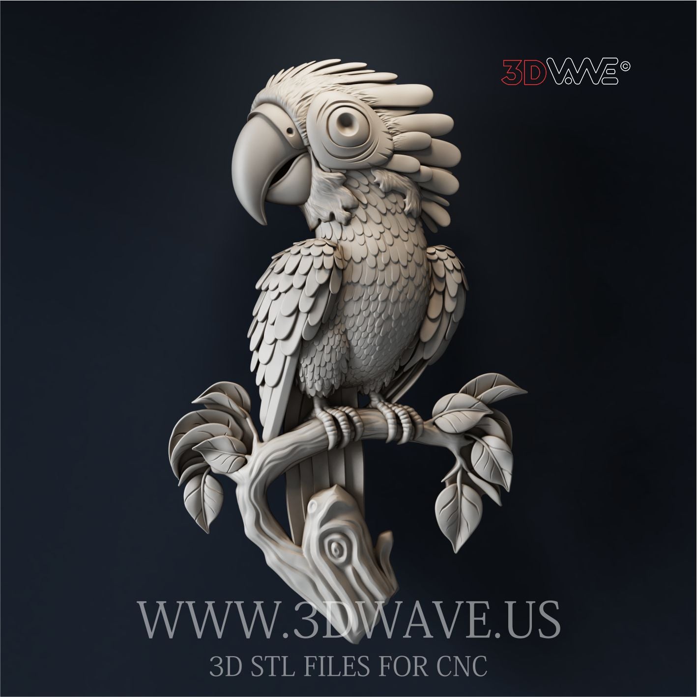 PAPAGEI 3D STL