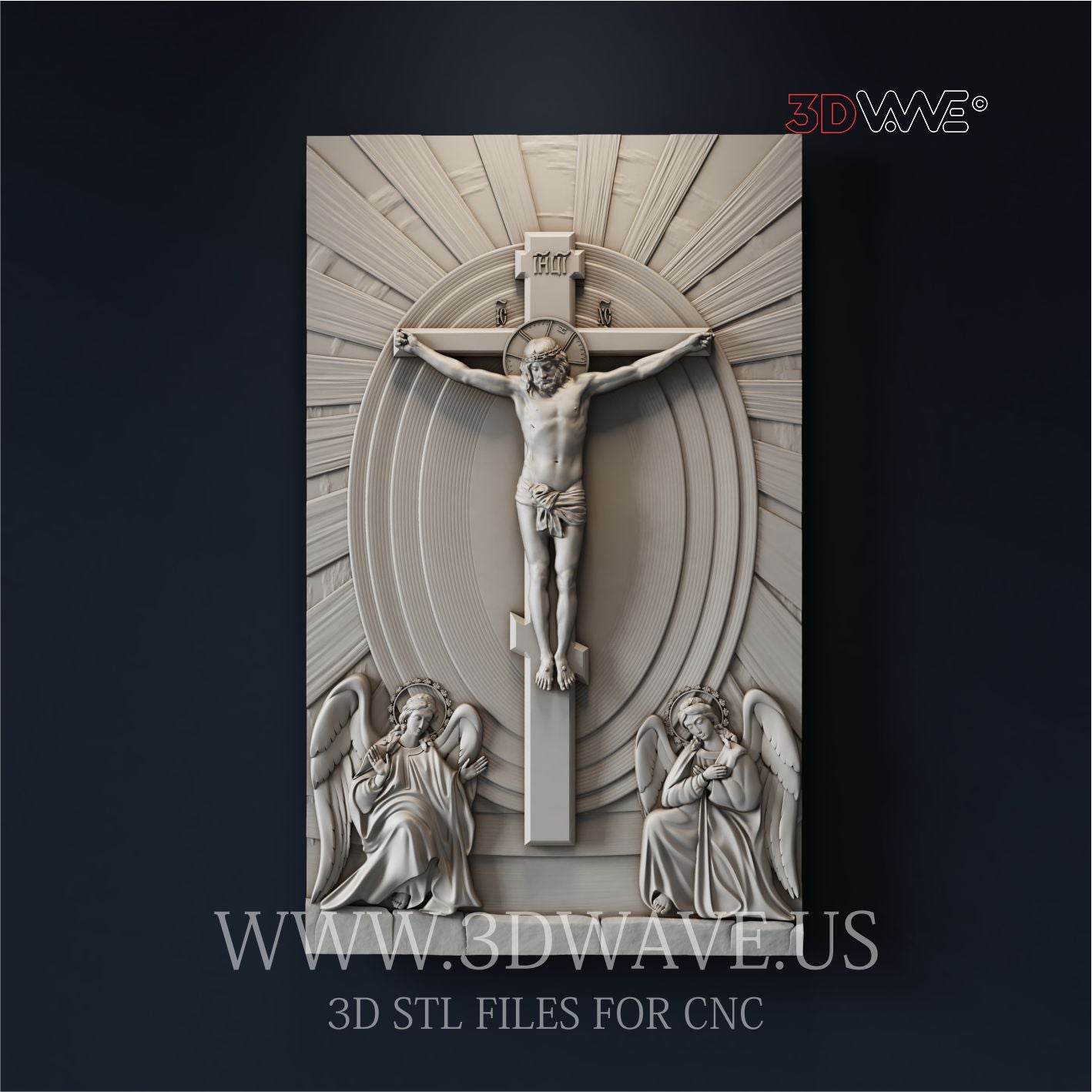 CRUCIFIXIÓN STL 3D