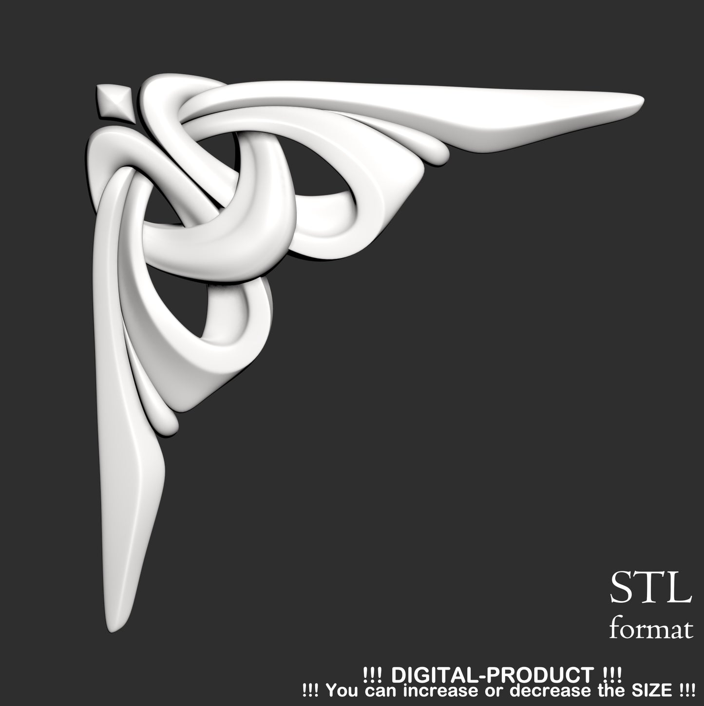 Elegant Corner Decor for Furniture, Wall Panels & Gypsum Decoration