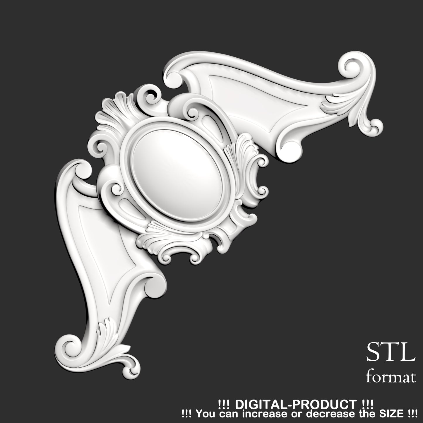 Elegant Corner Decor for Furniture, Wall Panels & Gypsum Decoration