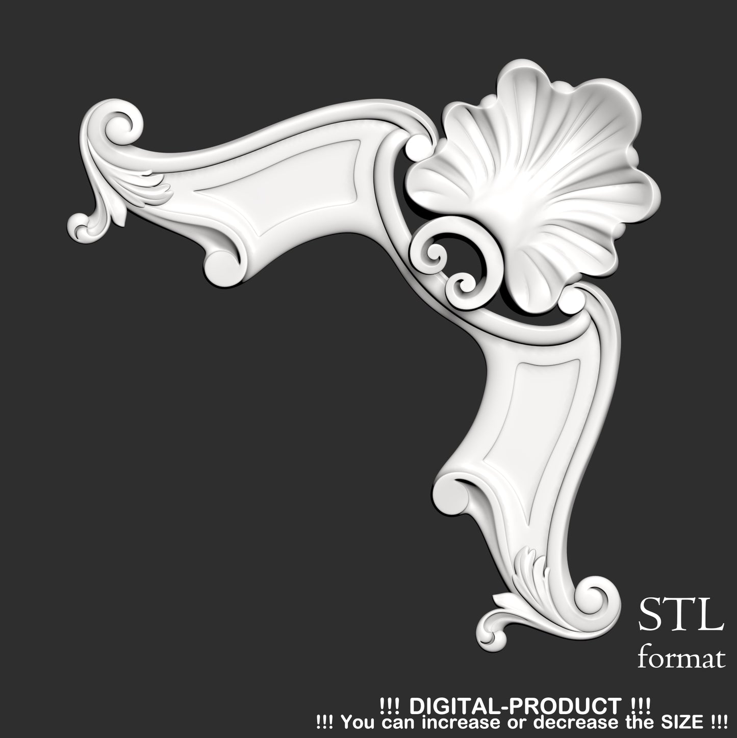 Elegant Corner Decor for Furniture, Wall Panels & Gypsum Decoration