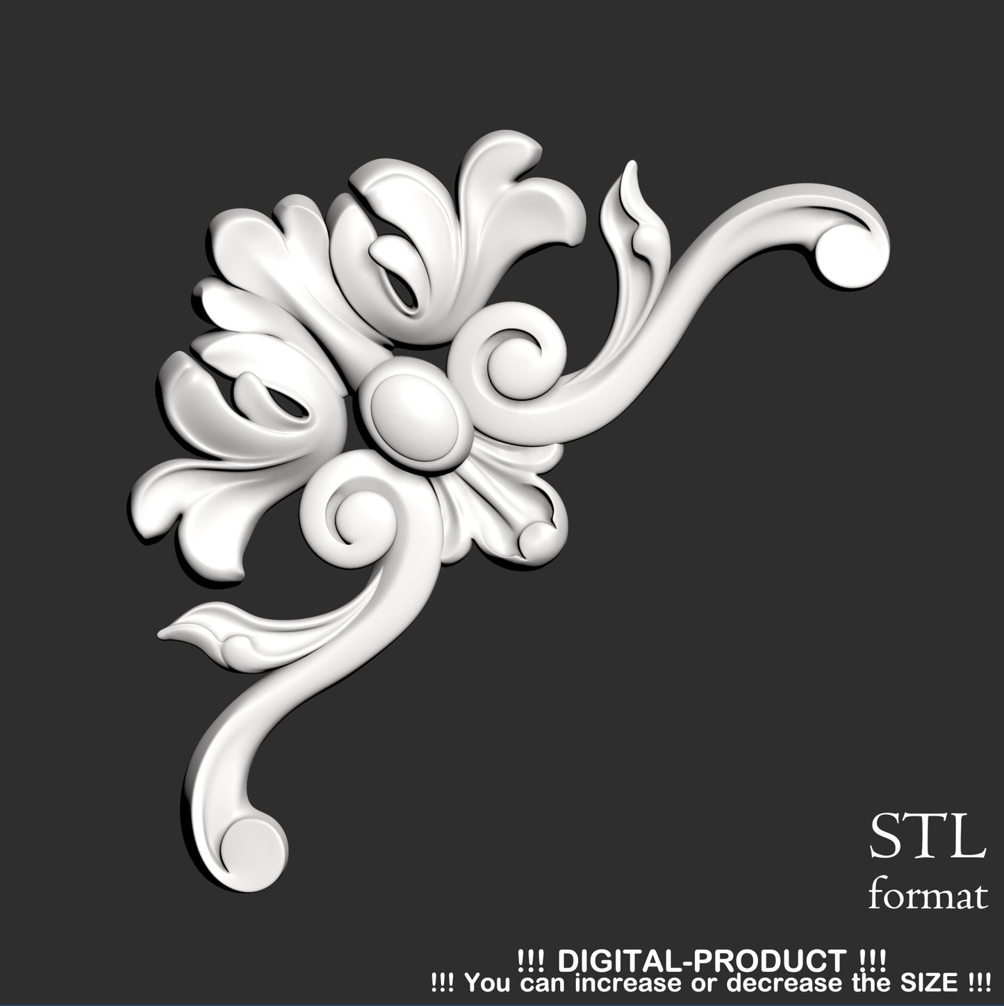 Elegant Corner Decor for Furniture, Wall Panels & Gypsum Decoration