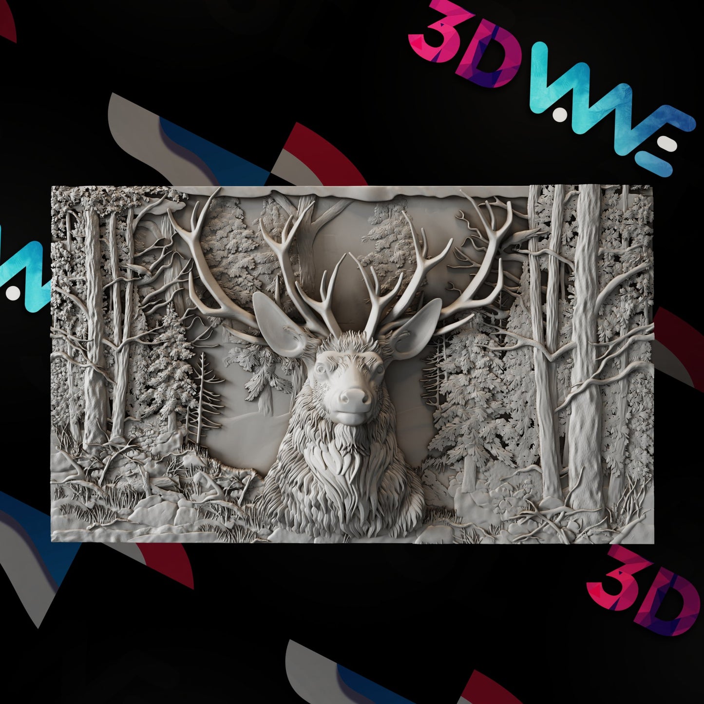 Deer 3d stl - 3DWave.us
