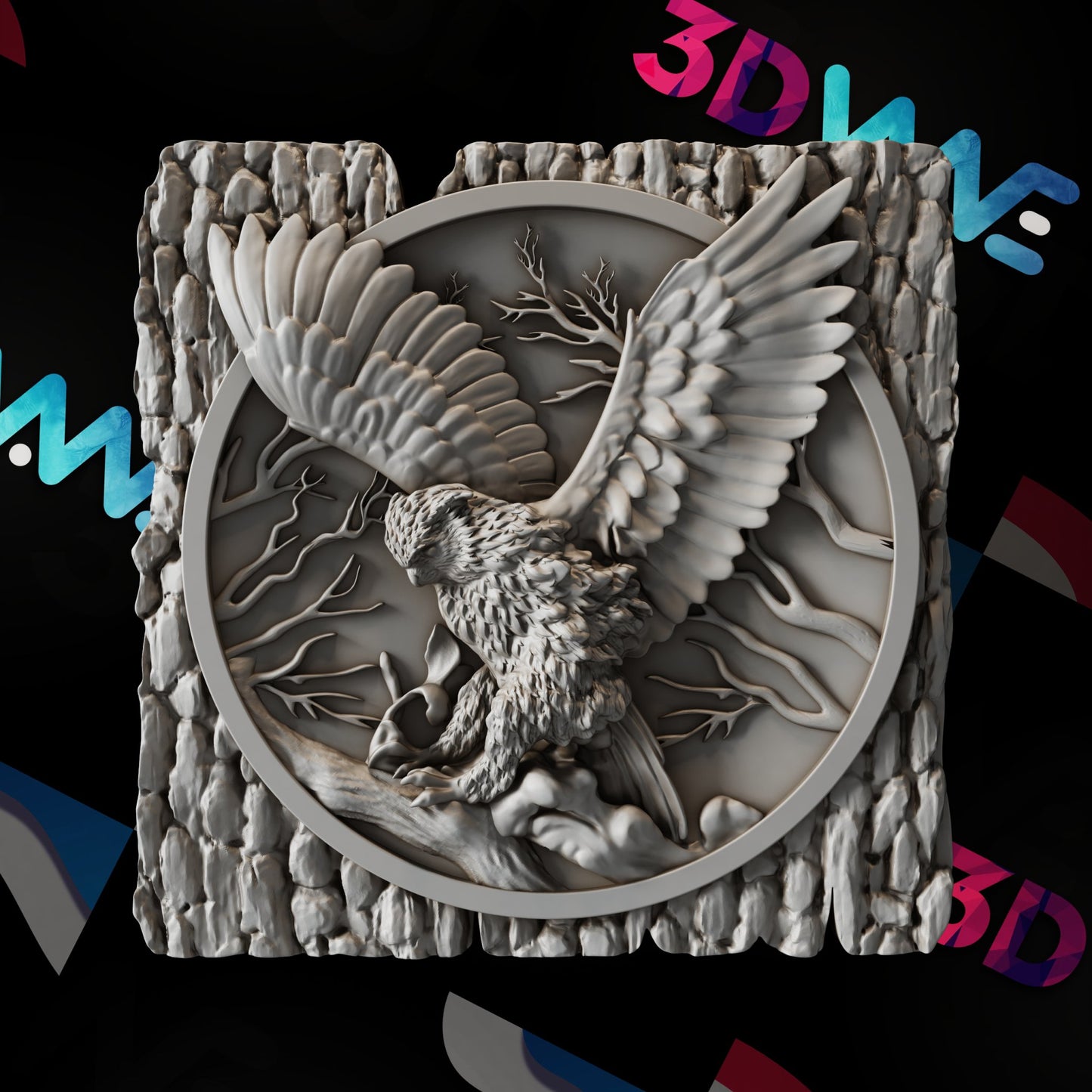 OWL 3d stl - 3DWave.us