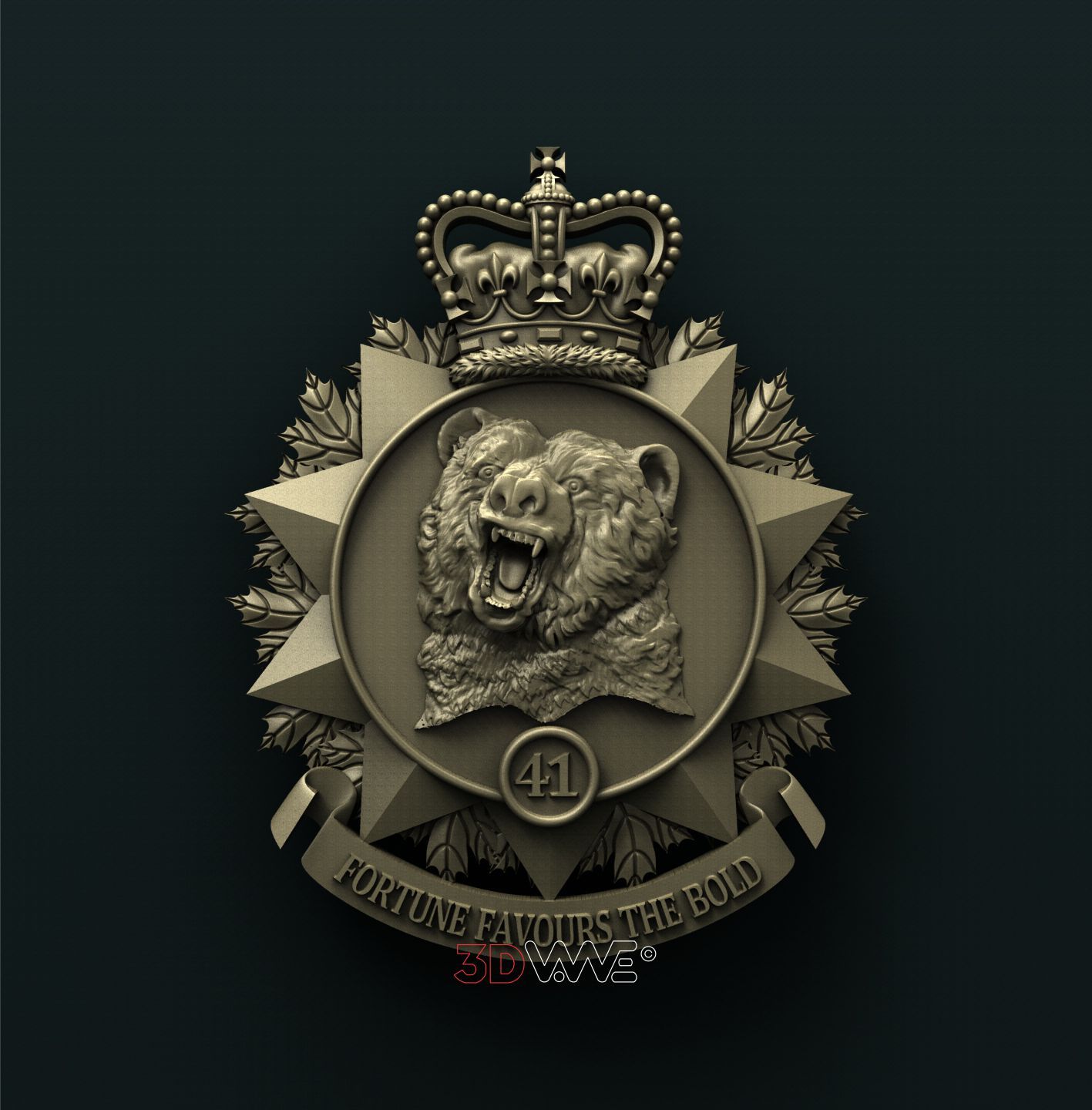 41 CANADIAN BRIGADE GROUP 3D STL 3DWave
