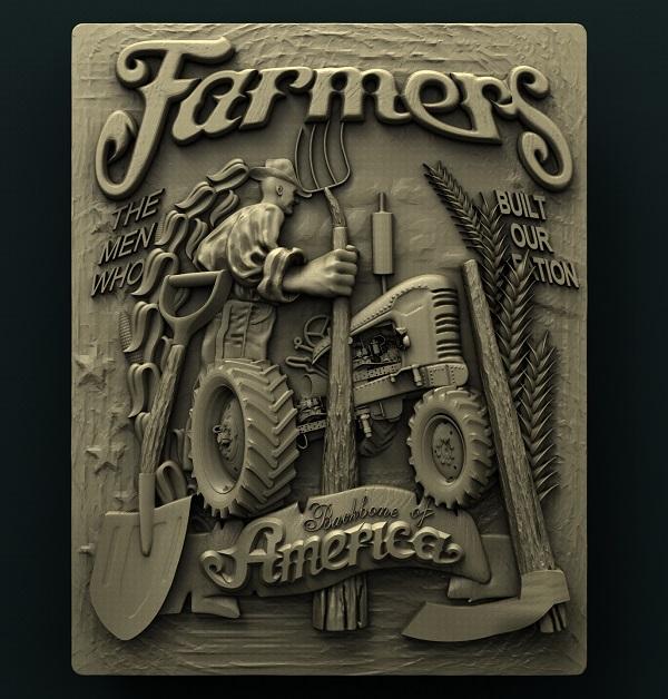 AMERICAN FARMER 3D STL 3DWave
