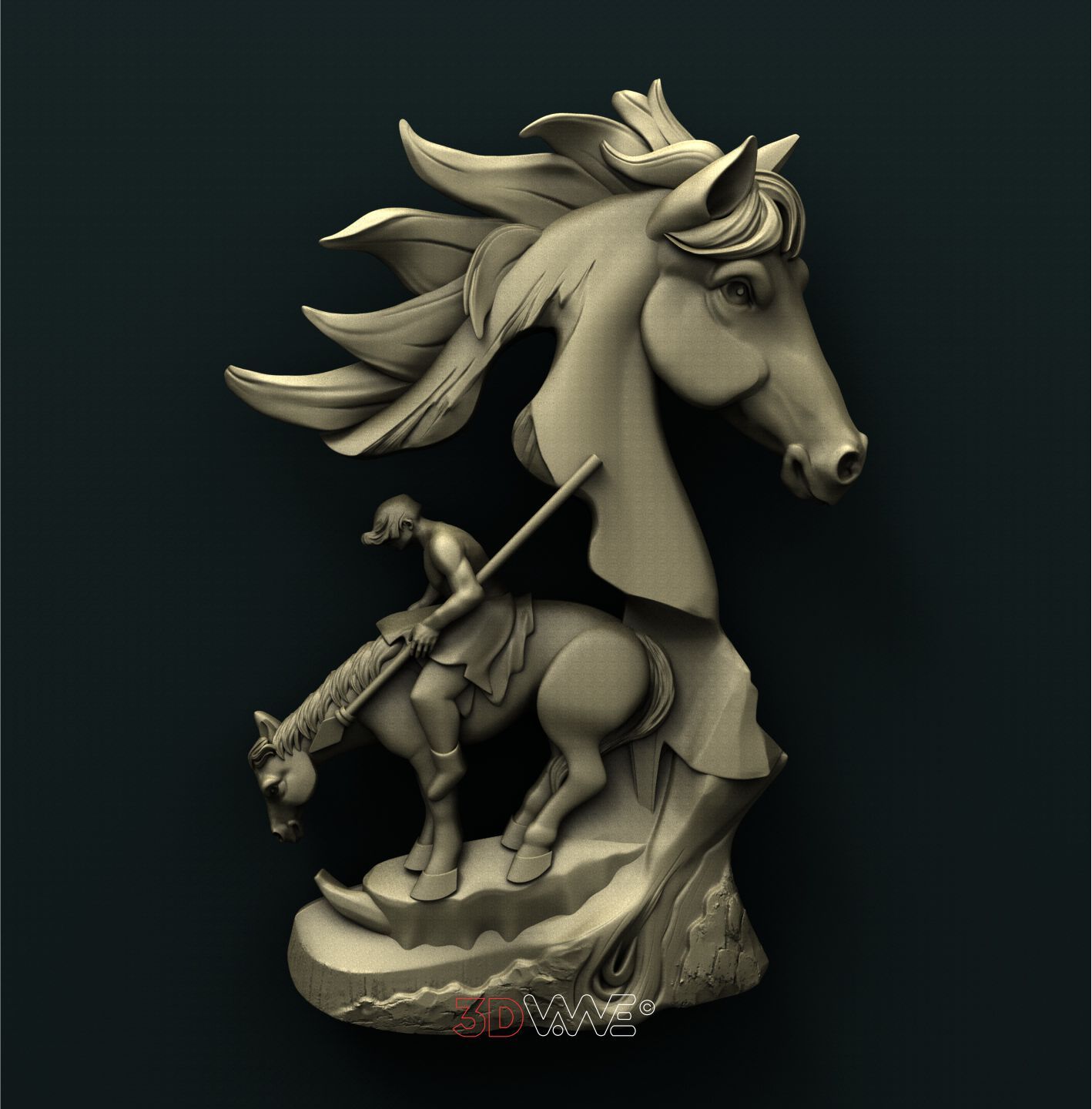 AMERICAN NATIVE 3D STL 3DWave