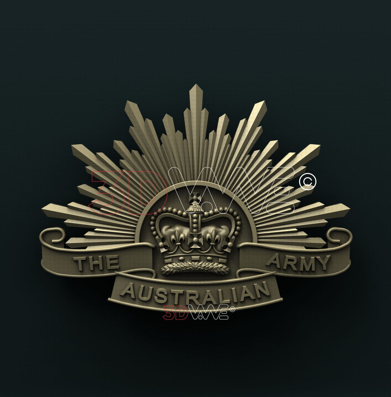 AUSTRALIAN ARMY 3D STL 3DWave