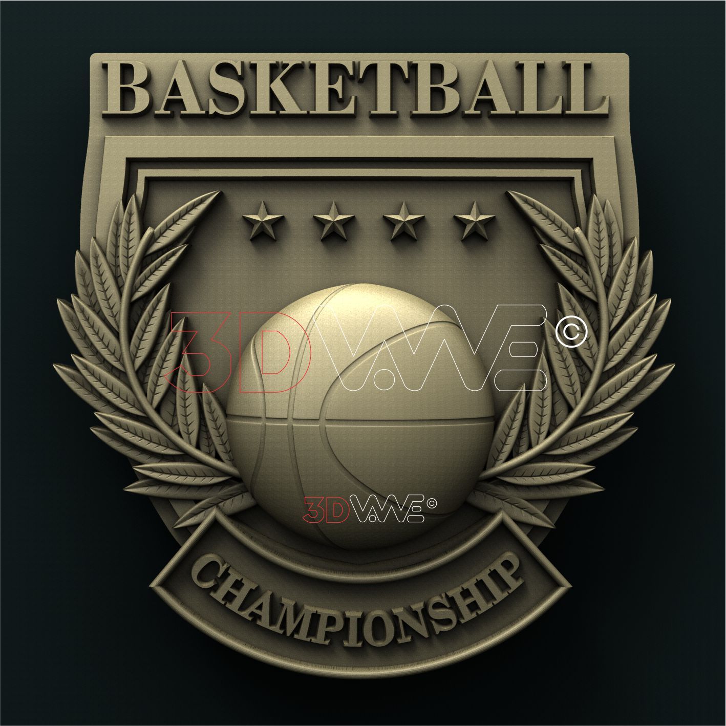 BASKETBALL 3D STL 3DWave