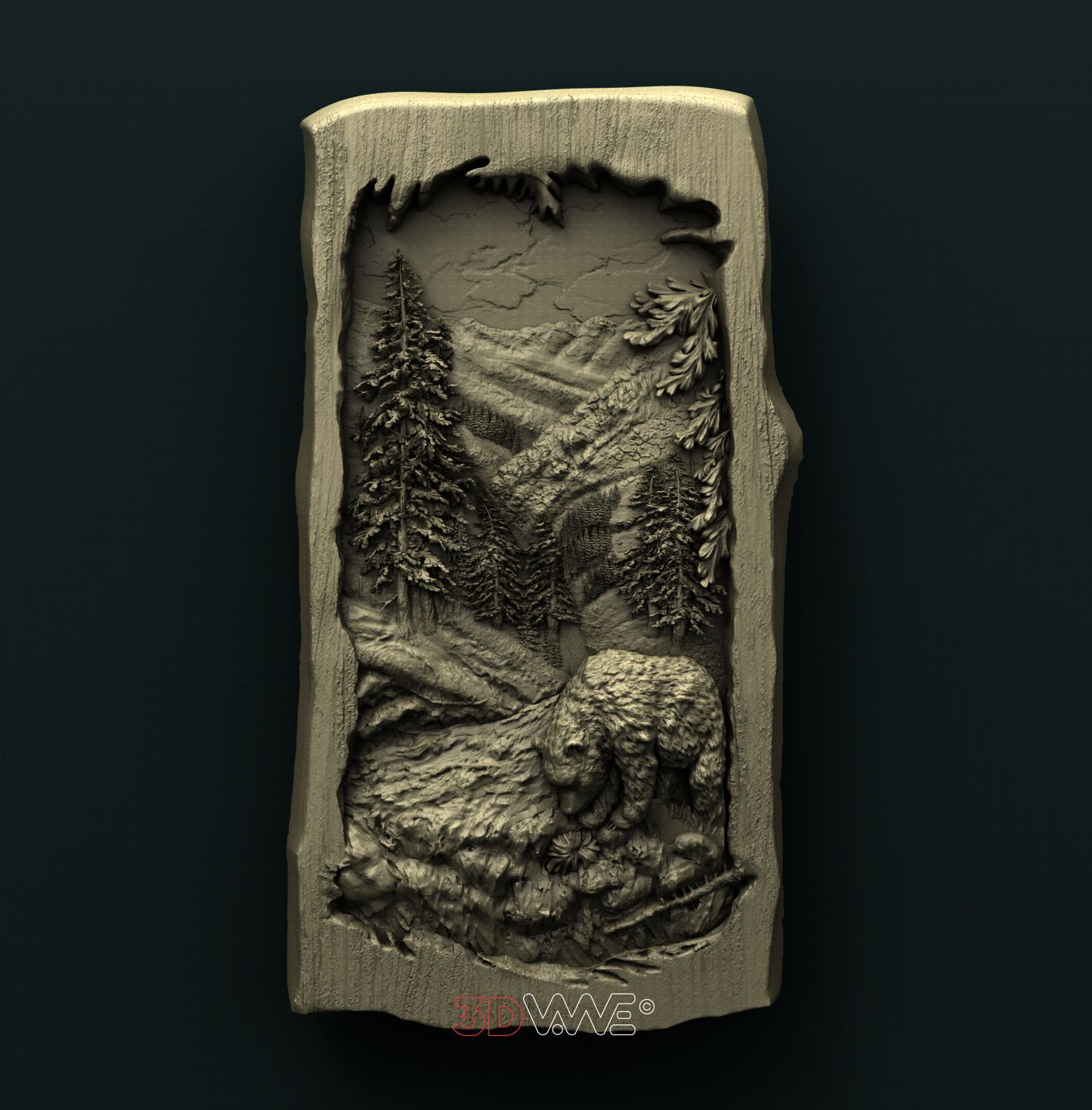 BEAR 3D STL 3DWave