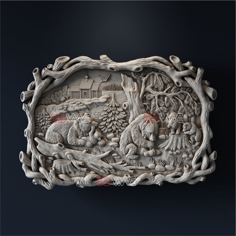 BEARS 3d stl 3DWave-us