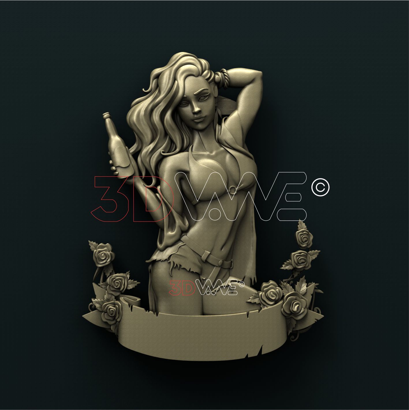 BEER SIGN 3D STL 3DWave