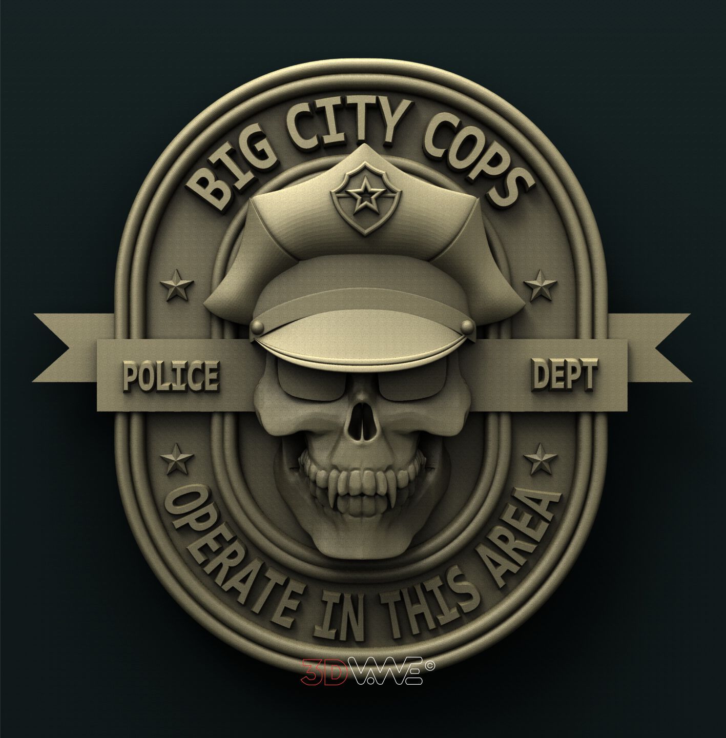 BIG CITY COPS 3D STL 3DWave