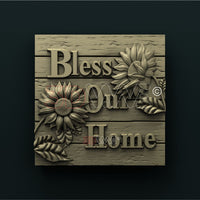Thumbnail for BLESS OUR HOME 3D STL 3DWave