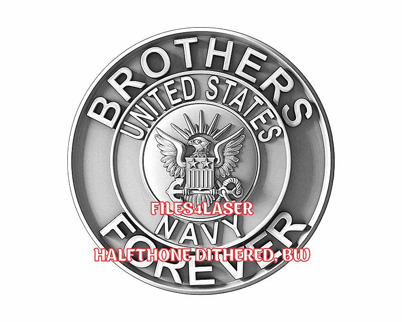 Brothers 3d illusion & laser-ready files - 3DWave.us