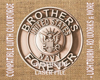 Thumbnail for Brothers 3d illusion & laser-ready files - 3DWave.us