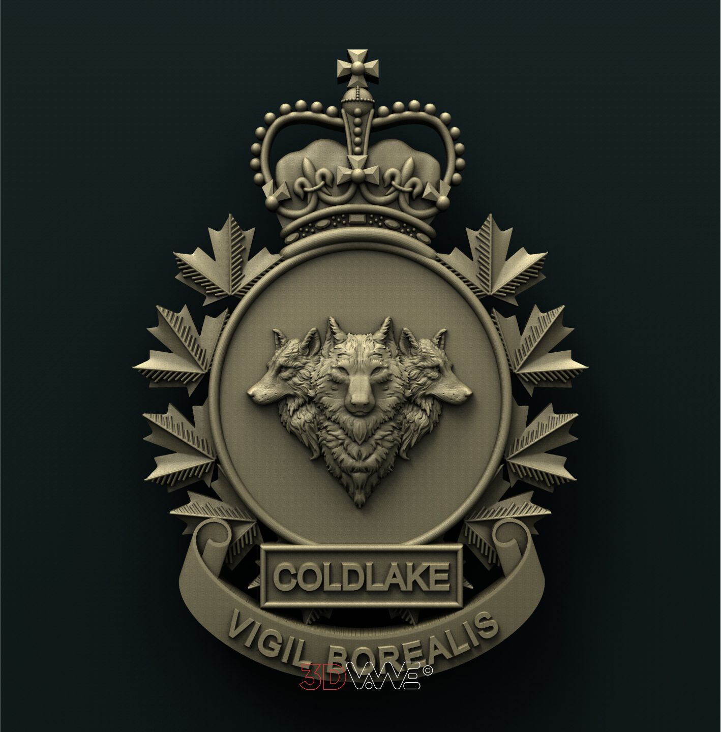 CANADIAN FORCES BASE COLD LAKE 3D STL 3DWave