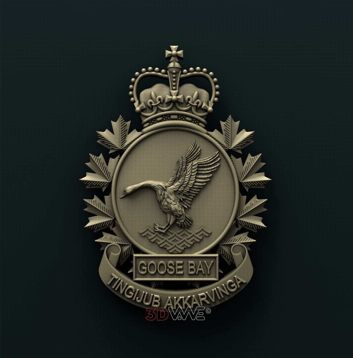 CANADIAN FORCES BASE GOOSE BAY 3D STL 3DWave