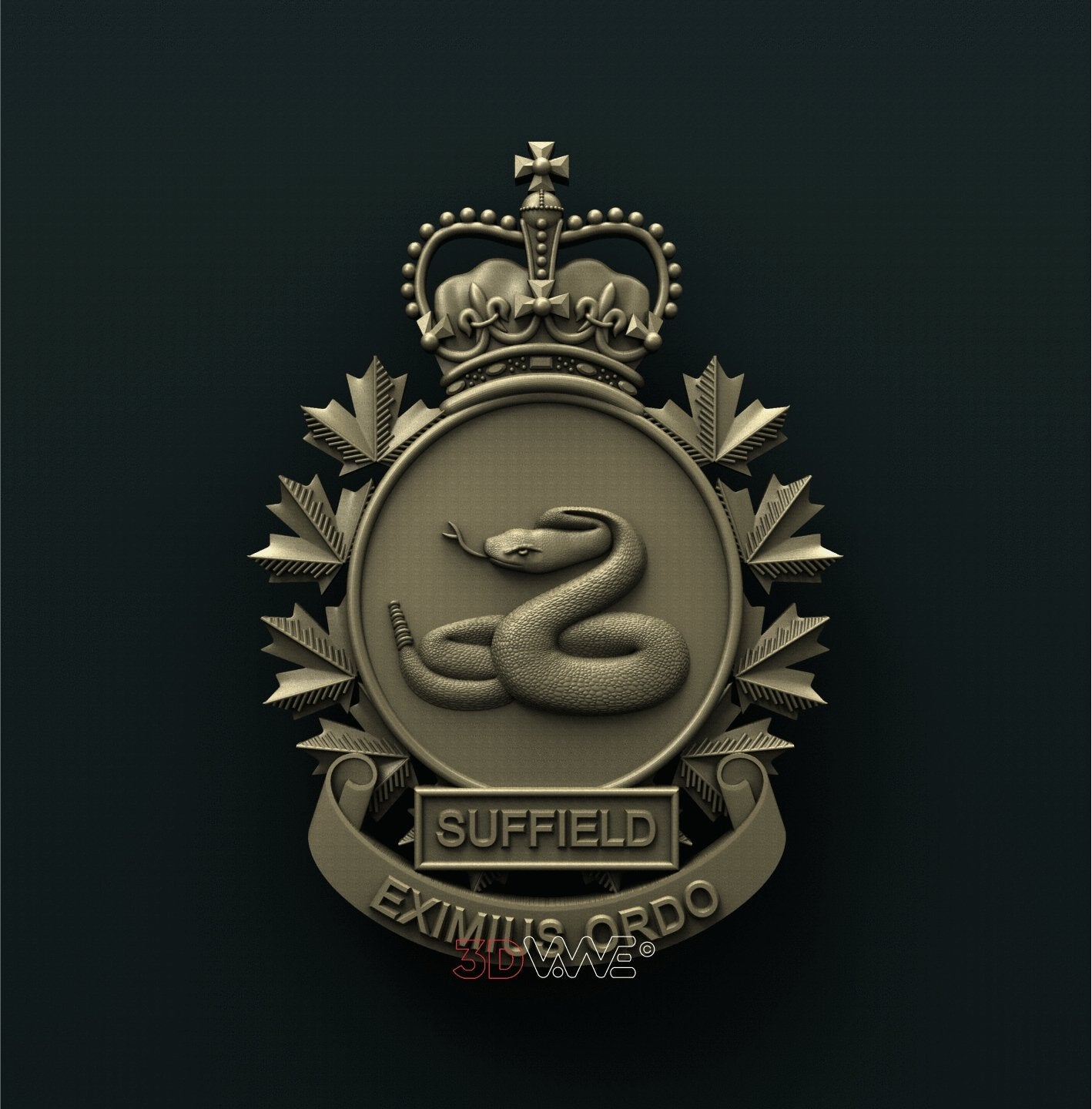 CANADIAN FORCES BASE SUFFIELD 3D STL 3DWave