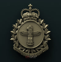 Thumbnail for CANADIAN FORCES MILITARY POLICE GROUP 3D STL 3DWave