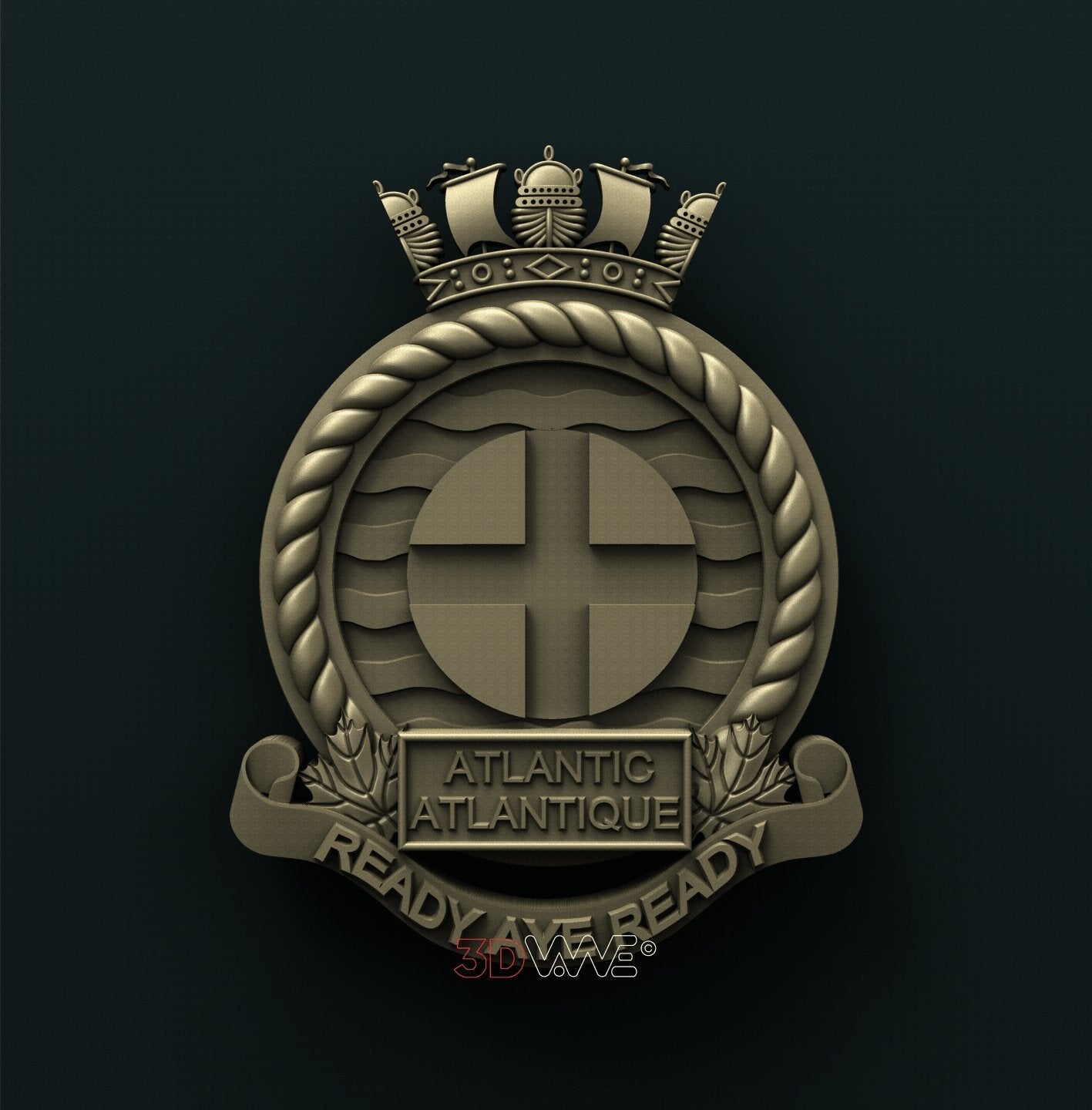 CANADIAN MARITIME FORCES ATLANTIC 3D STL 3DWave