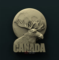 Thumbnail for CANADIAN SIGN 3D STL 3DWave
