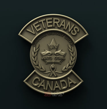 CANADIAN VETERAN 3D STL 3DWave