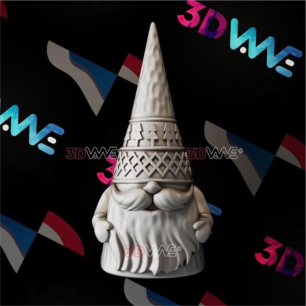 CHRISTMAS GNOME 3d stl 3DWave.us