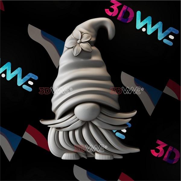 CHRISTMAS GNOME 3d stl 3DWave.us
