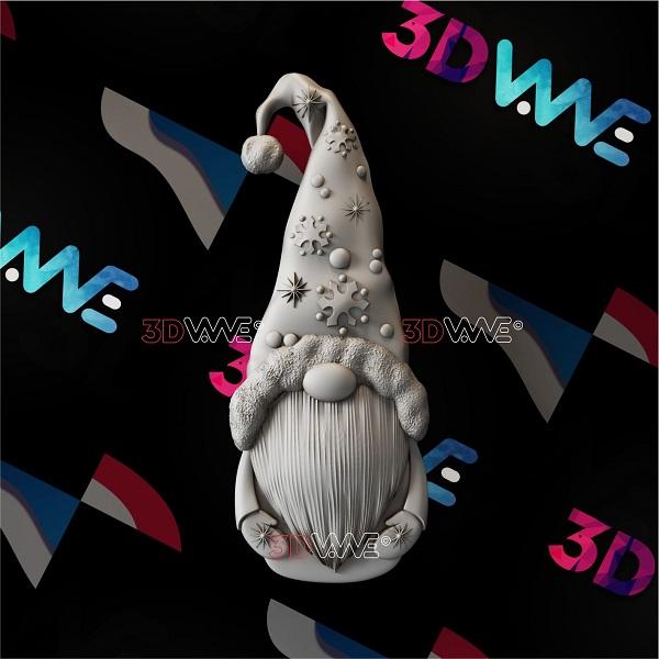 CHRISTMAS GNOME 3d stl 3DWave.us