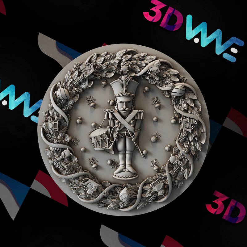 CHRISTMAS WOODEN SOLDIER 3d stl - 3DWave.us