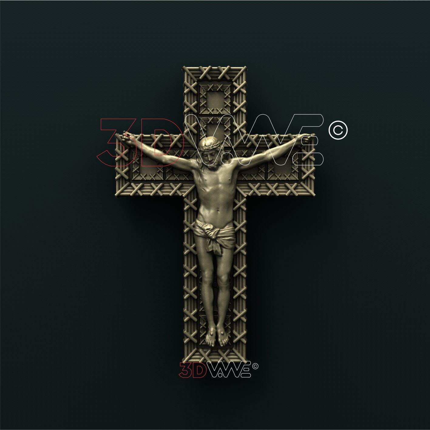 CRUCIFIXION 3d stl 3DWave