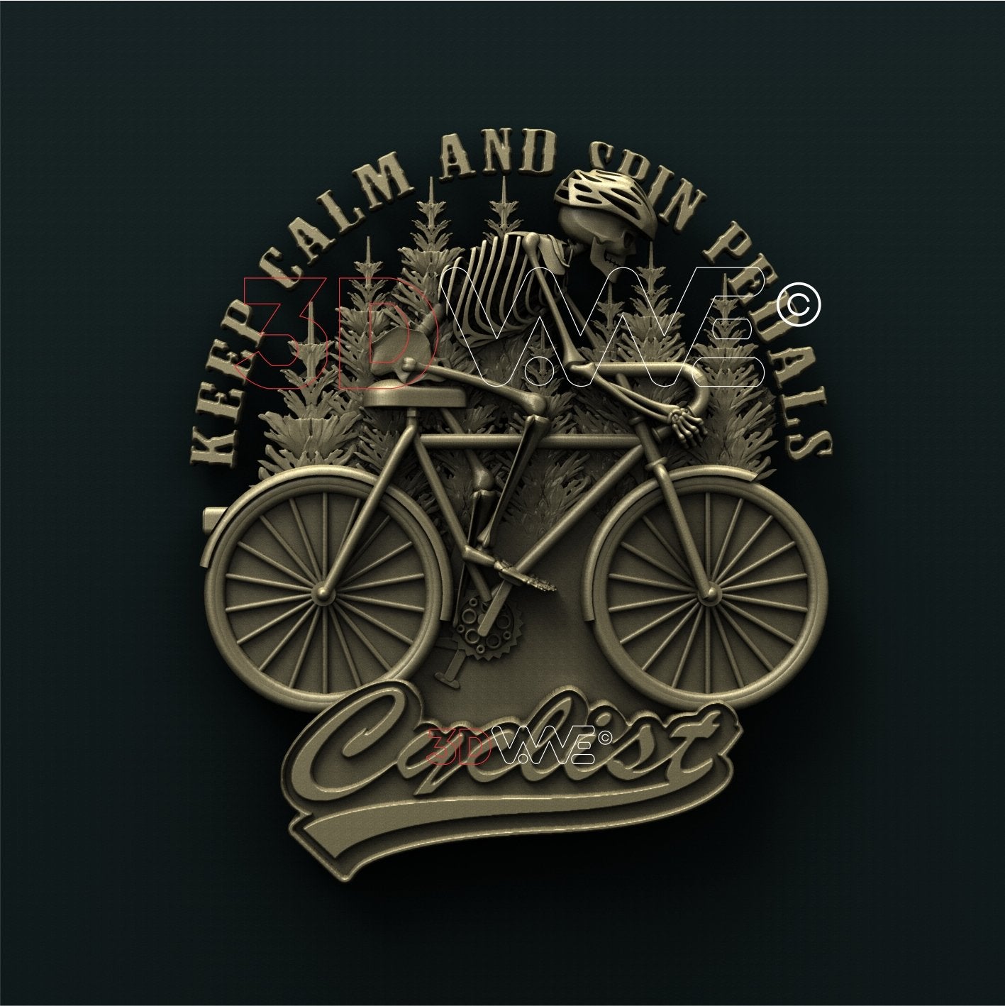 CYCLIST 3D STL 3DWave