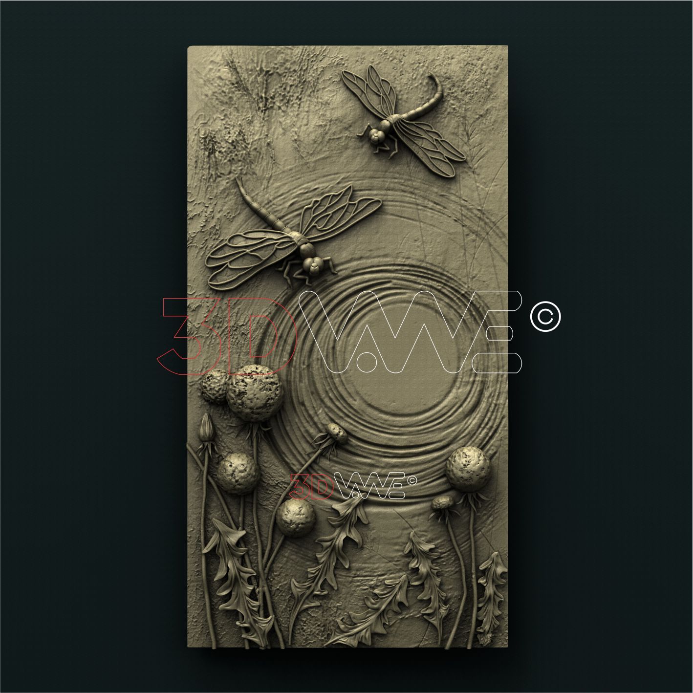 DRAGONFLY 3D STL 3DWave