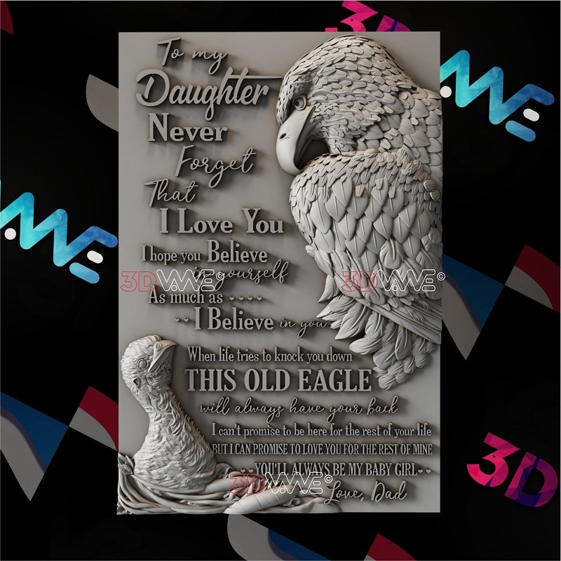 EAGLES 3d stl 3DWave.us