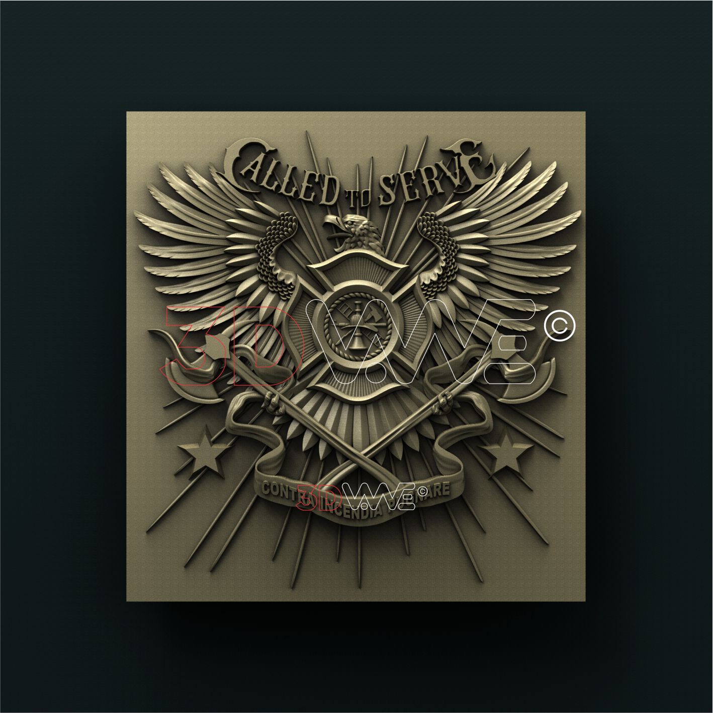 FIREFIGHTER 3D STL 3DWave