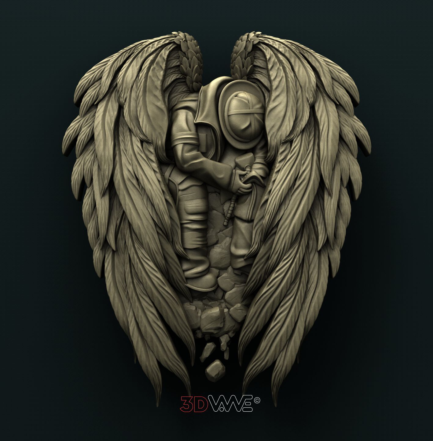 FIREFIGHTER 3D STL 3DWave