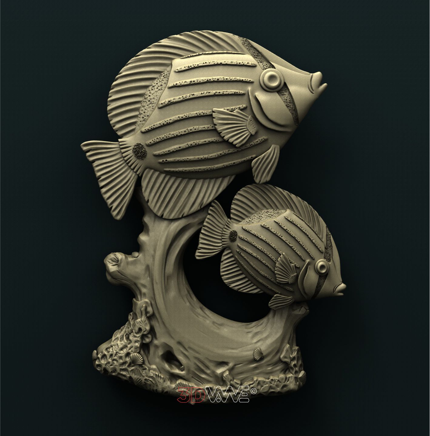 FISHES 3D STL 3DWave