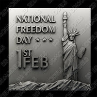 Thumbnail for Freedom day 3 3d stl Robert