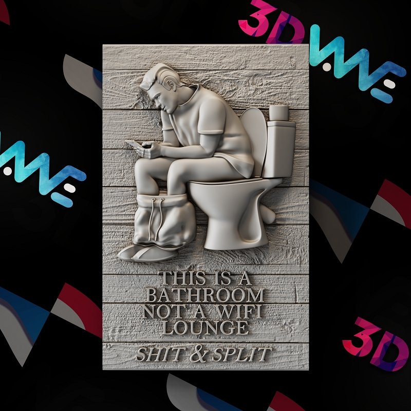 FUNNY SIGN 3d stl - 3DWave.us