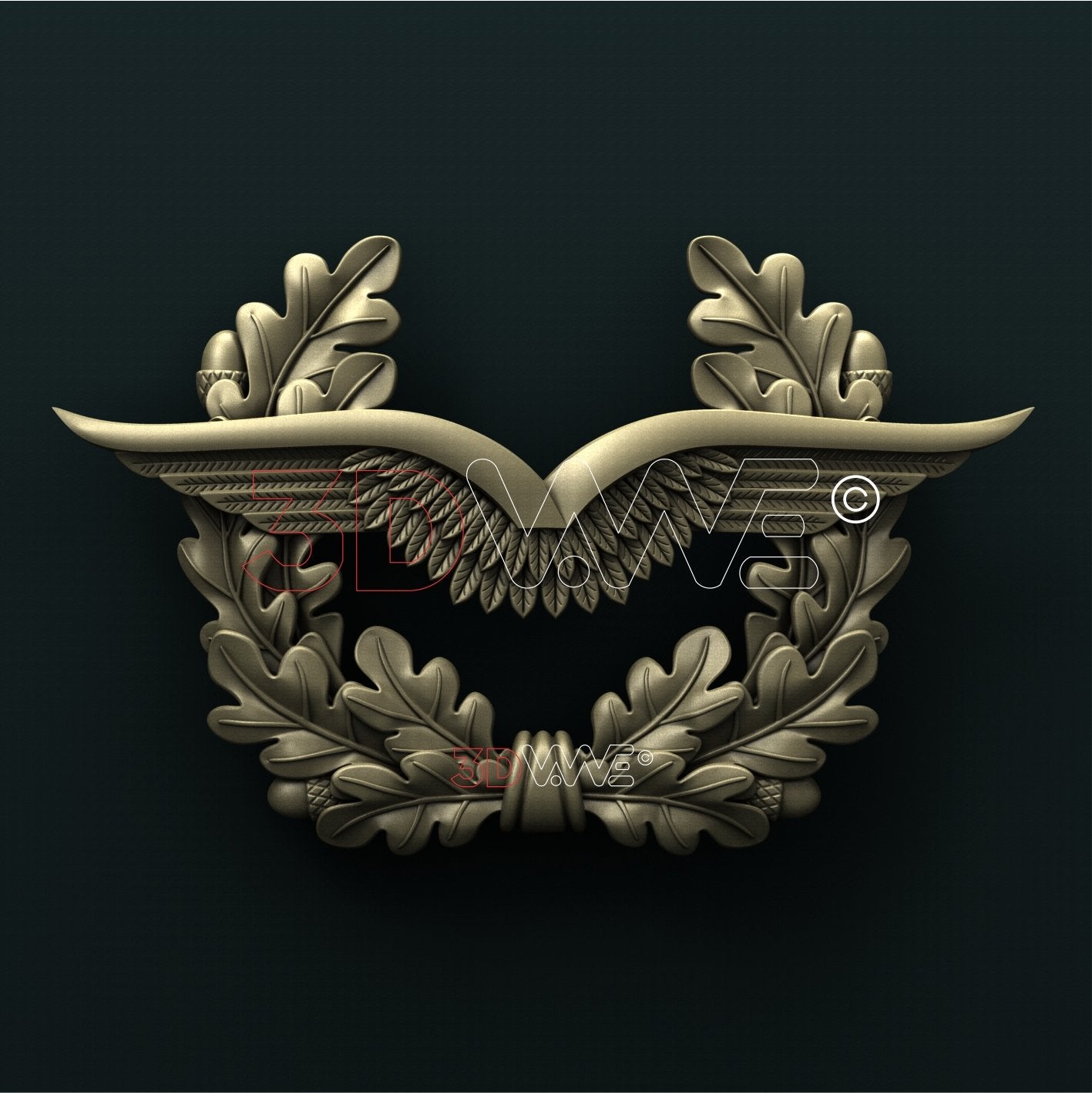 GERMAN LUFTWAFFE WINGS 3D STL 3DWave