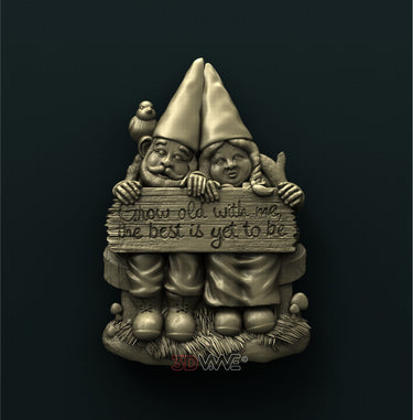 GNOMES TOGETHER 3D STL 3DWave