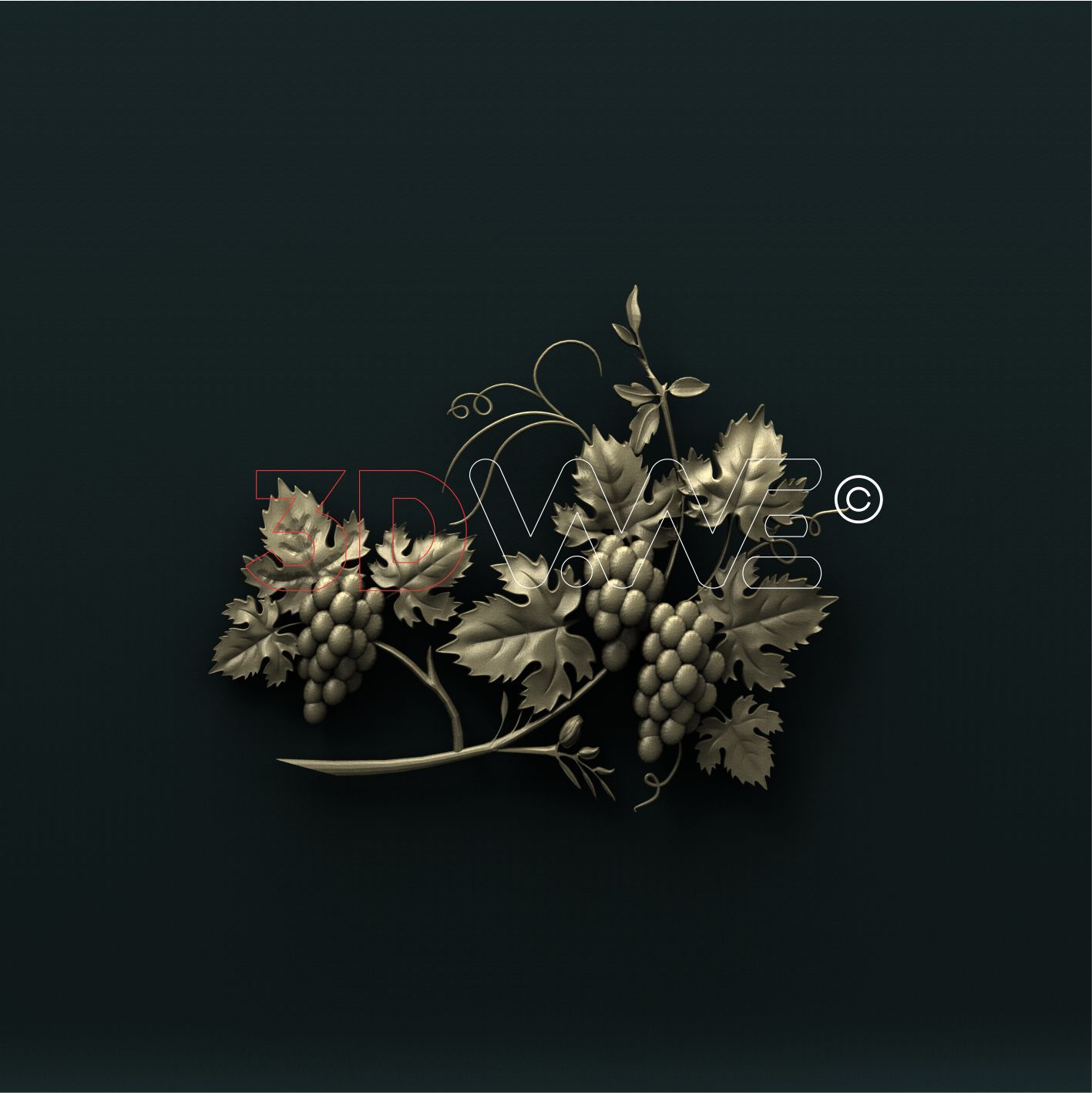 GRAPE 3D STL 3DWave