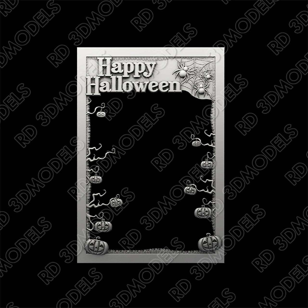 HALLOWEEN FRAME 3(without backing) 3d stl Robert