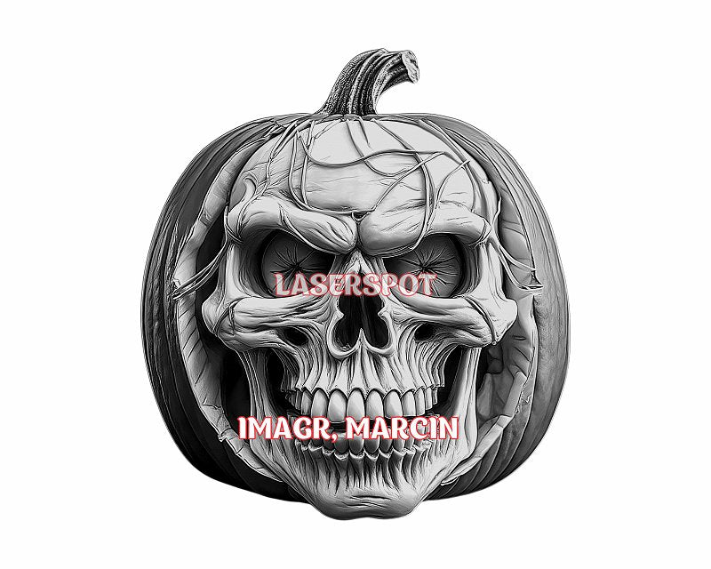 Halloween pumpkin 3d illusion & laser-ready files - 3DWave.us