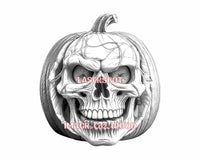 Thumbnail for Halloween pumpkin 3d illusion & laser-ready files - 3DWave.us