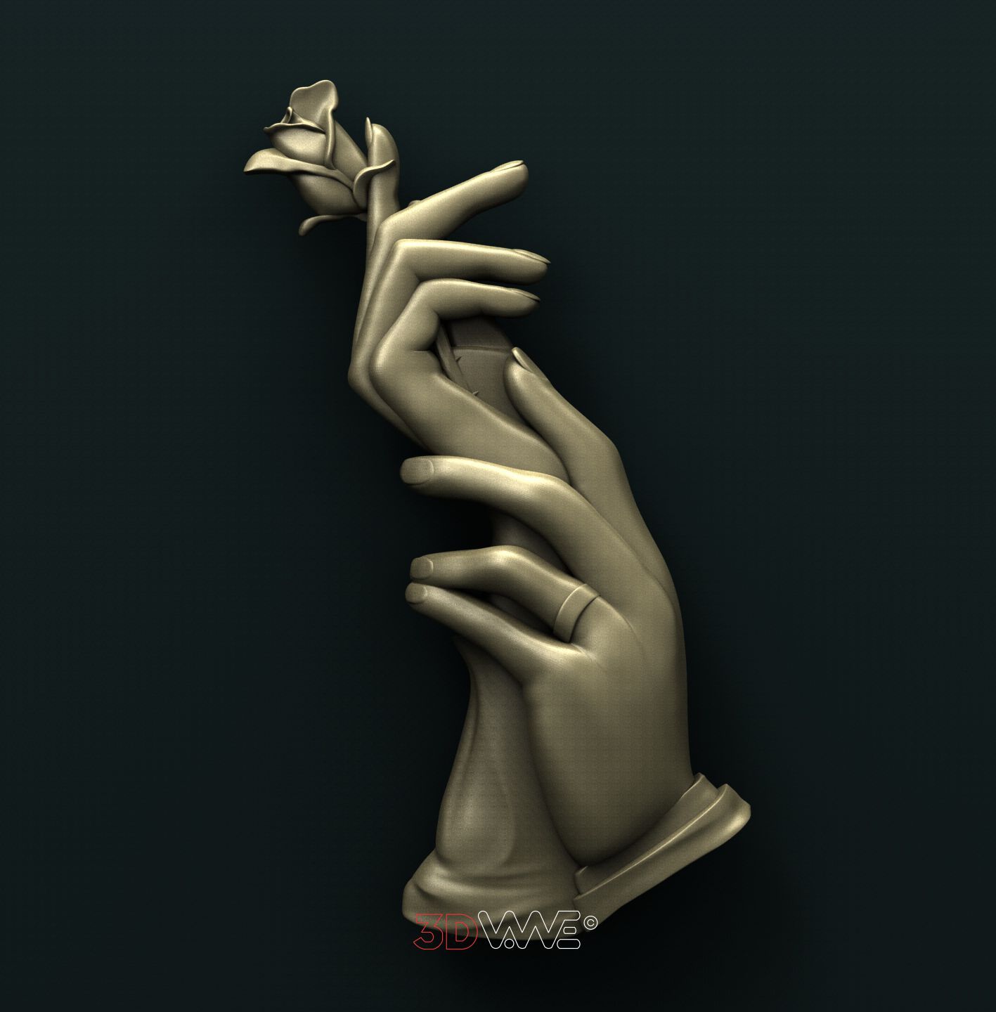 HANDS OF LOVE 3D STL 3DWave