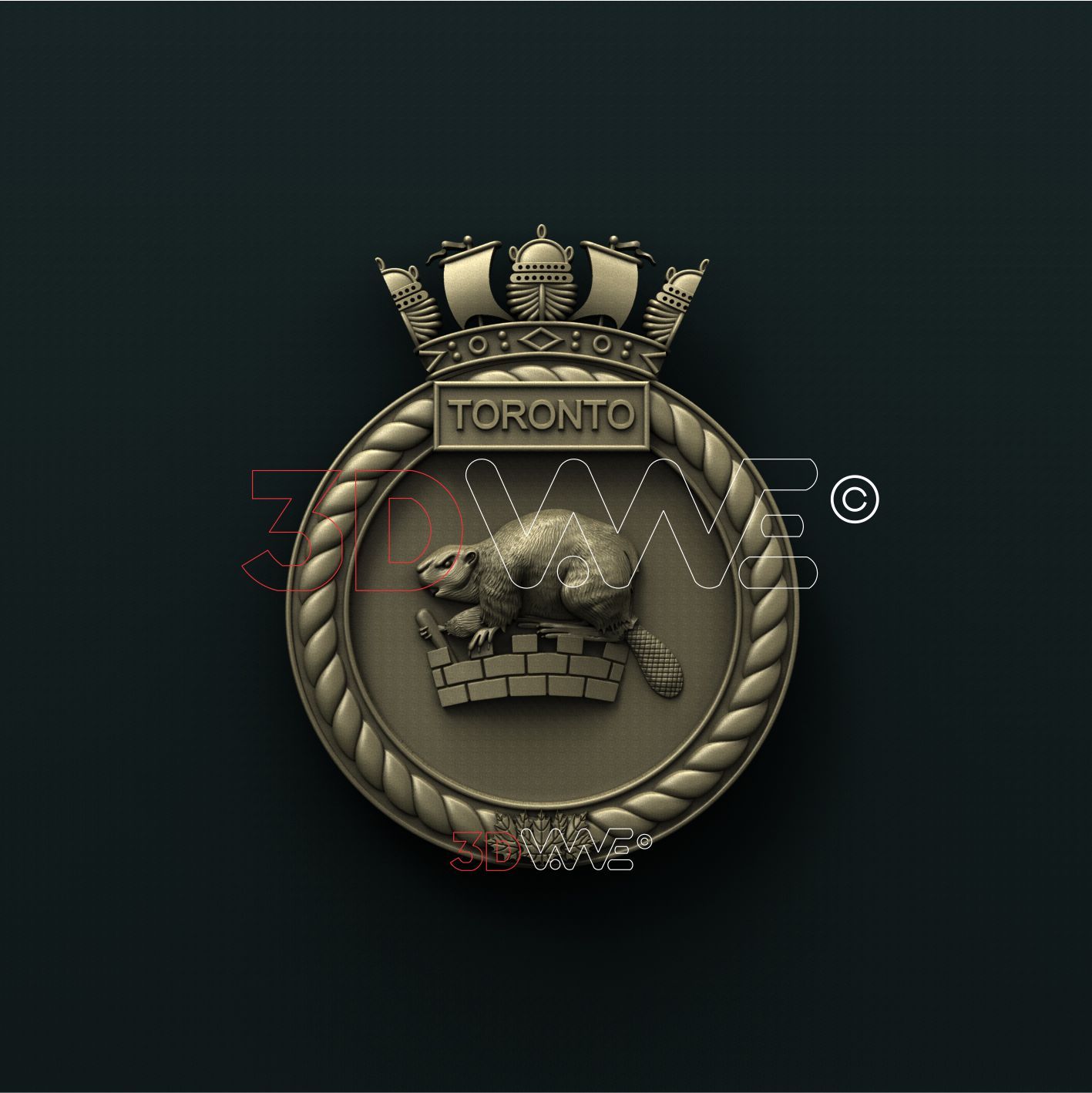HMCS TORONTO, CANADIAN ROYAL NAVY 3D STL 3DWave