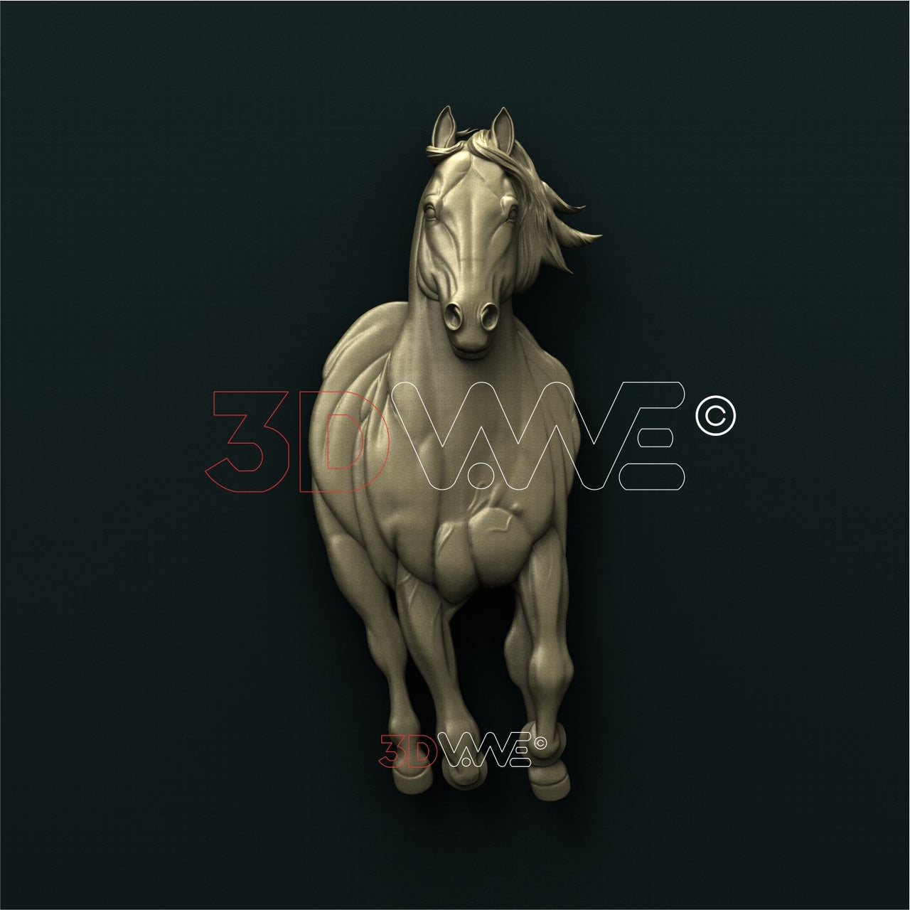 HORSE 3D STL 3DWave