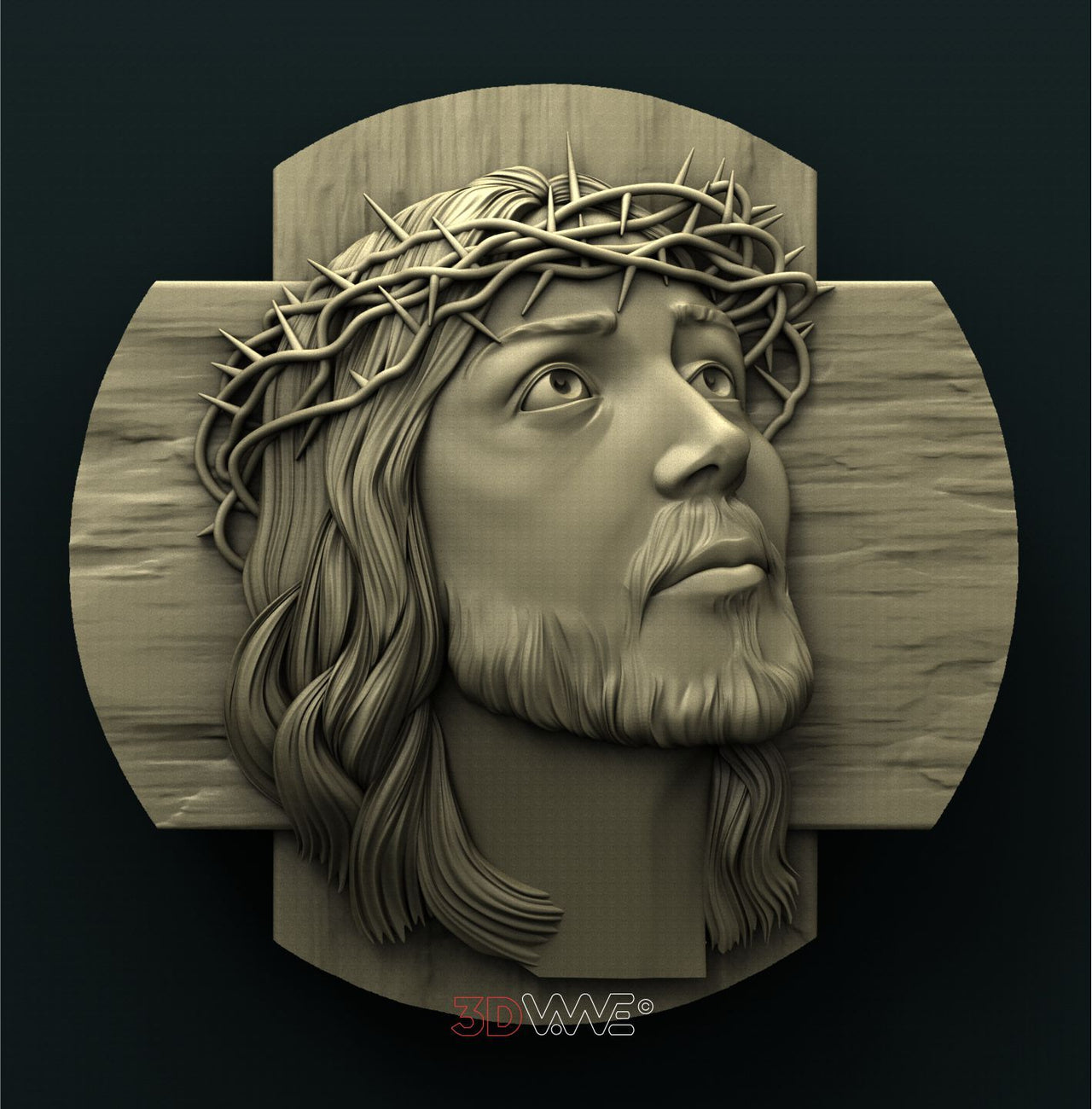JESUS 3D STL 3DWave